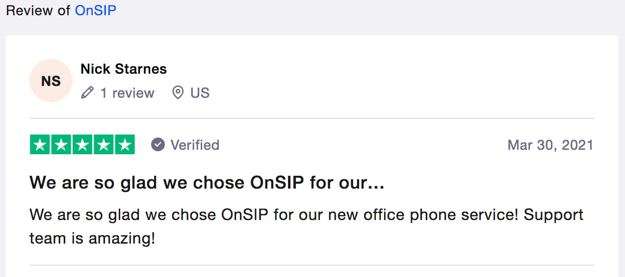 OnSIP托管试运行客户评审