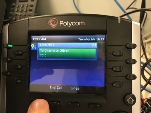 Polycom对讲功能